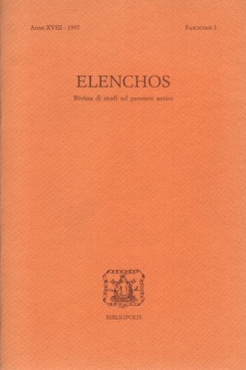 Elenchos, Anno XVIII - 1997, Fascicolo 1