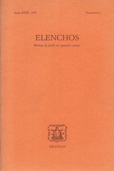 Elenchos Anno XVIII - 1997 Fascicolo 1, AA.VV.