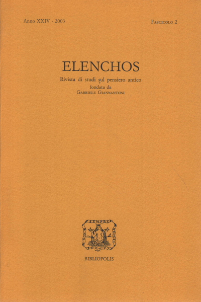 Lista Año XXIV - 2003 Número 2, AA.VV.