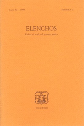 Elenchos, Anno XII - 1991, Fascicolo 2