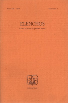 Elenchos, Anno VIII - 1987, Fascicolo 2