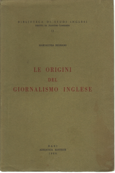 Le origini del giornalismo inglese