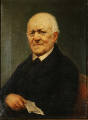 Porträt eines Mannes von James Fields
