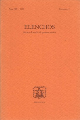 Elenchos, Anno XIV - 1993, Fascicolo 2