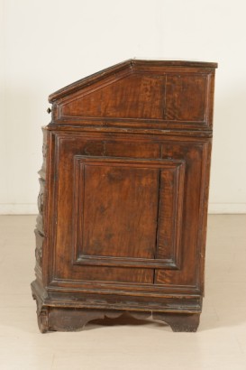 Flap door Walnut Cabinet