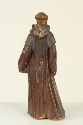 Ancient art, Saint Anthony, Saint Anthony, nord de l'Italie, fin 600, sculptures en bois enfant