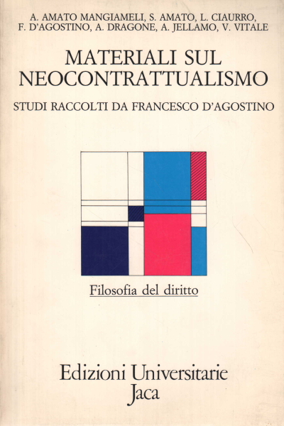 Materiali sul neocontrattualismo, AA.VV.