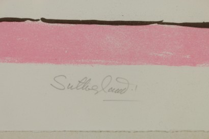 Particolare firma Graham Vivian Sutherland (1903-1980)