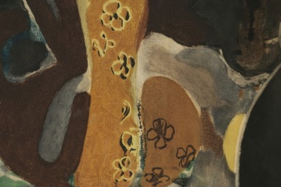 Détail du Piquet et oiseau de Georges Braque