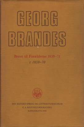Breve til Forældrene 1859-71 ved Morten Borup (3 voll.)
