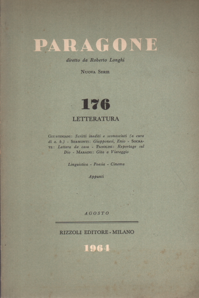 Paragone. Letteratura (numero 176), Roberto Longhi