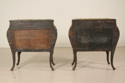 Back pair nightstands Baroque style