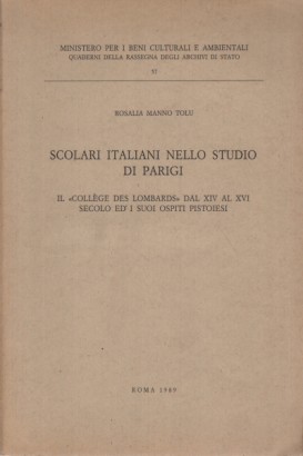 Scolari italiani nello studio di Parigi