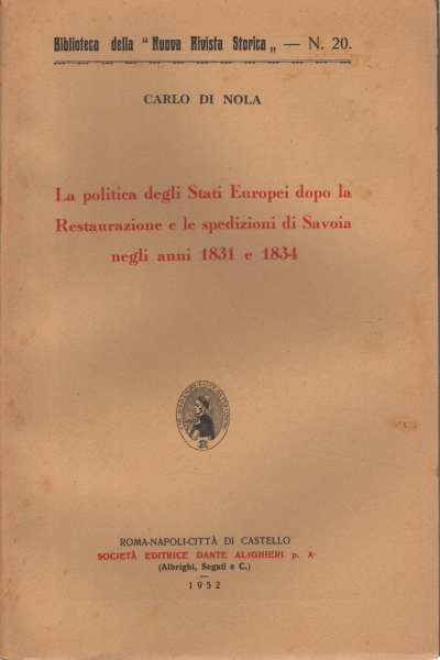 The politics of the European States after the Restoration, Carlo Di Nola