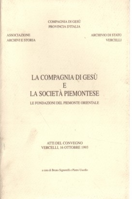 La Compagnia di Gesù e la Società Piemontese