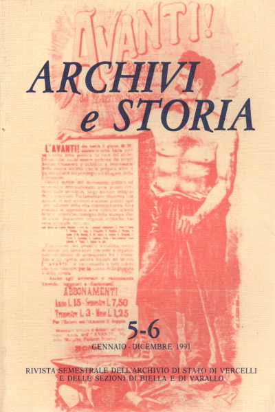 Archivi e Storia n.5-6 (gennaio-dicembre 1991), AA.VV.