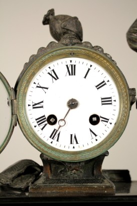 antigüedades, antigüedad, reloj de sobremesa, reloj antiguo, reloj de finales del siglo XIX, # {* $ 0 $ *}, #antigüedades, # antigüedad, #orologiodacamino, #orologioantico, # Orologiofine800