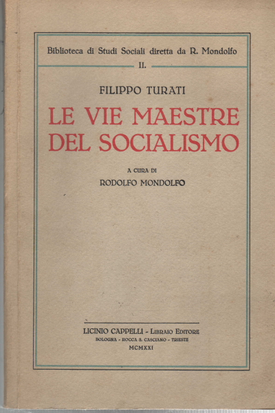 Le vie maestre del socialismo