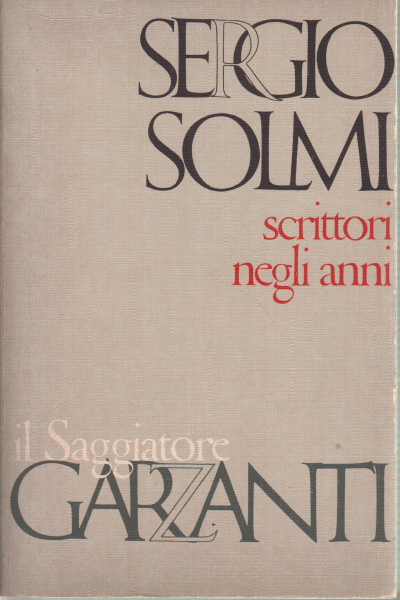 Scrittori negli anni, Sergio Solmi