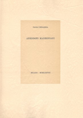 Aneddoti manzoniani