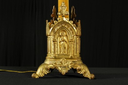 Particular bronze candelabra