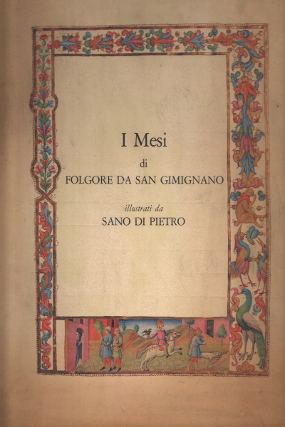 Die Monate von Folgore da San Gimignano, Folgore da San Gimignano