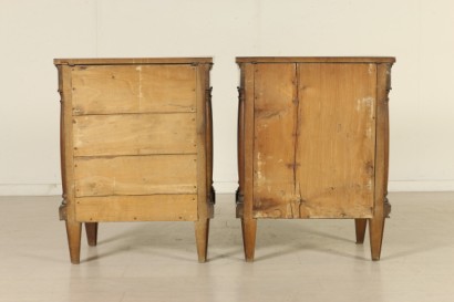 Retro pair of nightstands Empire