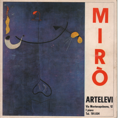 J. Miró werke ausgewählt, die von 1924 bis 1960, Franco Passoni