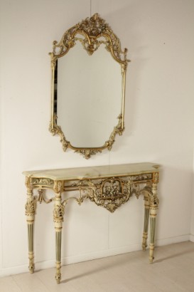 Mesa consola con espejo