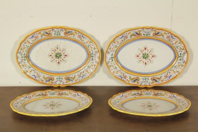 Grande servizio piatti Deruta, antiquariato, antichità, Ceramica, ceramica antica, #dimanoinmano, #antiquariato, #antichità, #ceramica, #CeramicaAntica, #ServizioThePorcellana, #madeinItaly