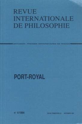 Revue Internationale de Philosophie, n. 4/1994