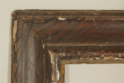 Grande cornice laccata marmorizzata