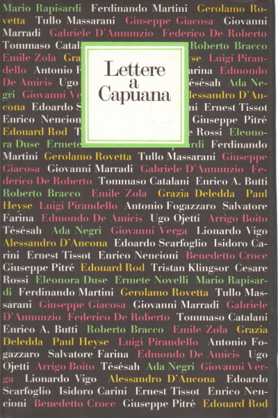 Letters to Capuana, Anna Longoni