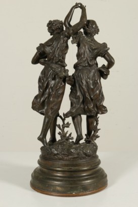 {* $ 0 $ *}, tanzende Mädchen, tanzende Mädchen, Bronzemädchen, Mädchenskulptur, Skulptur 900, Skulptur Anfang 900