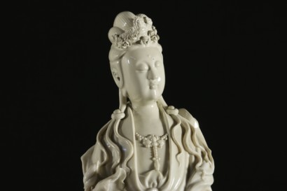 Guanyin upright, antiques, antiquities, ceramics, porcelain, Guanyin, # {* $ 0 $ *}, #antiques, # antiquities, #Guanyineretta