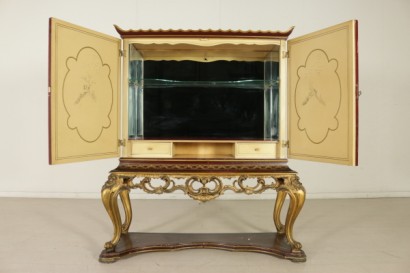 Bar cabinet in style, antiquity, 20th century workshop, sideboard, # {* $ 0 $ *}, # bottega900, # antichità, #Mobilebarinstile