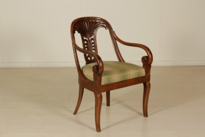 Gruppo quattro sedie e poltroncina restaurazione - sedia singola