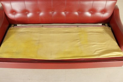 Schlafcouch, Schlafcouch, Schaumstoffpolsterung, Kunstlederpolster, Kunstleder Sofa, 50s / 60s Sofa, 50s Sofa, 60s Sofa, #transformable Sofa, #divanolettsingolo, #impottiturainespanso, #rivestimentoinsimilpelle, #divanosimilpelle, # sofaanni50- 60, # couchanni50, # couchanni60, #modernariato, # {* $ 0 $ *}, #MadeInItaly, #madeinitaly, #anticoonline