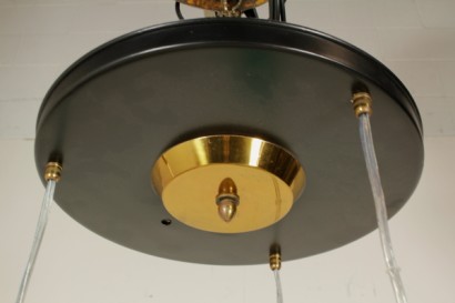 Kronleuchter, moderner antiker Kronleuchter, Vintage Kronleuchter, moderner Antik, Vintage, dreifarbiger Kronleuchter, Buntglas Kronleuchter, moderner Kronleuchter, # {* $ 0 $ *}, #lampadario, #lampadariomodernariato, #lampadariovintage, #modernariato, #vintage, # lampadariotrecolori, # farbige Glas - Kronleuchter, #lampadariomoderno