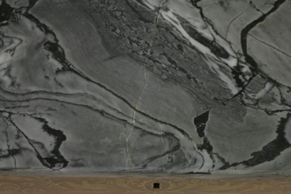 Paar Messing-Intarsien Kommode bestimmten Marmorplatte
