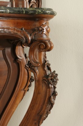 Console table with mirror Louis Philippe-detail