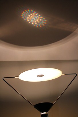 Lamp Artemide, turned on