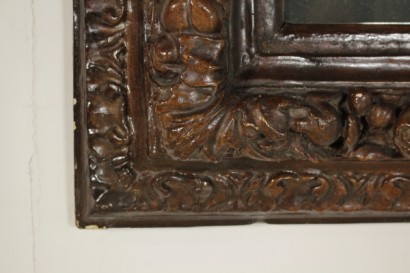 Cornice intagliata a pastiglia - particolare Cornice intagliata a pastiglia - particolare