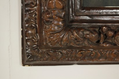 mirror, mirror 800, wood and plaster mirror, late 19th century mirror, # {* $ 0 $ *}, # mirror, # mirror800, #specchiolegnoegesso, # specchiofine800