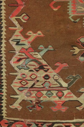 tapis kilim, tapis de dinde, kilim de dinde, tapis noeud fin, tapis fait main, tapis à restaurer, tapis antique, tapis des années 1920, # {* $ 0 $ *}, #anticonline, #tappetoantico