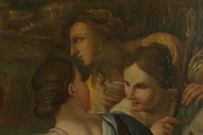 Mosè difende le figlie di Jetro, Arte, Pittura antica, dimanoinmano.it