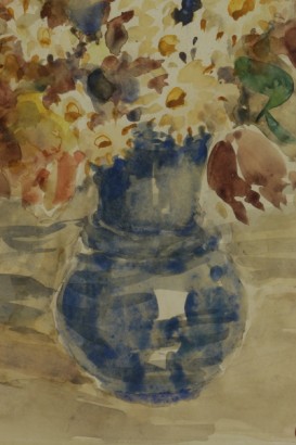 Giuseppe Maggi (1875-1946), Blumentopf-detail