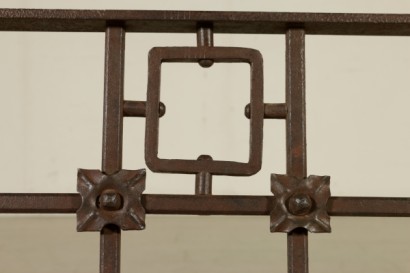 Wrought iron coffee table-detail