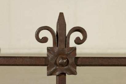 Wrought iron coffee table-detail