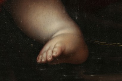Madonna and child-detail